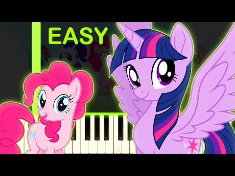 MY LITTLE PONY THEME - EASY Piano Tutorial