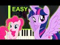 MY LITTLE PONY THEME EASY Piano Tutorial