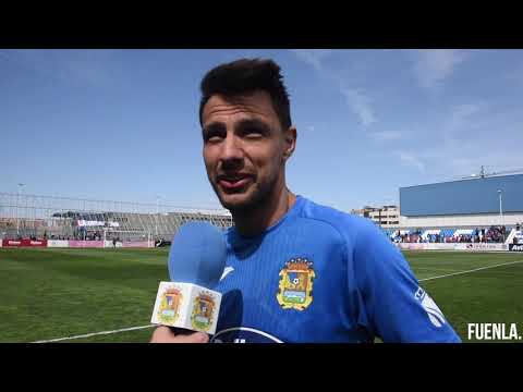 Zona mixta de David Prieto tras el CF Fuenlabrada 0-0 Real Madrid Castilla