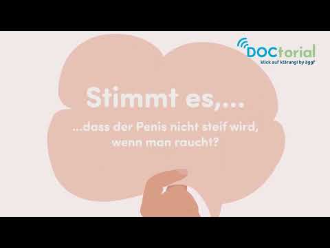 Stimmt es, dass der Penis nicht steif wird, wenn man raucht?