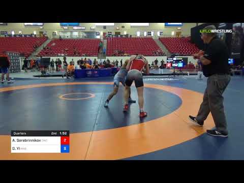 2018 Marine Corps US Open/Masters B Freestyle 62 Quarters - Aleksandr Serebrinnikov (CWC) Vs. Davi