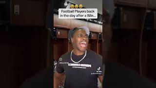 Football players back in the day vs 2023 #football #fyp #highschoolsports #shorts #viral