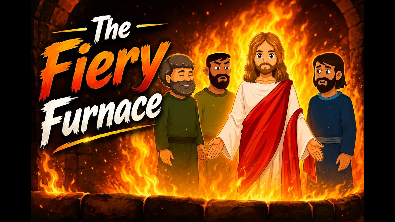 Standing Strong in the Fire: The Fiery Furnace Story | Kids Bible Lessons on Courage & Faith in God