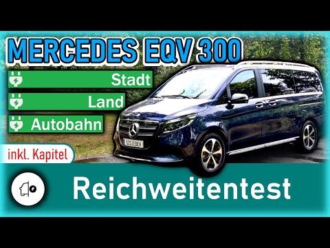 Mercedes-Benz EQV300 range test | Fuel consumption | 52SIEBEN | City | Country | Highway