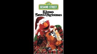 Sesame Street: Elmo Saves Christmas (1996 VHS) (1997 Reprint) (Full Screen)