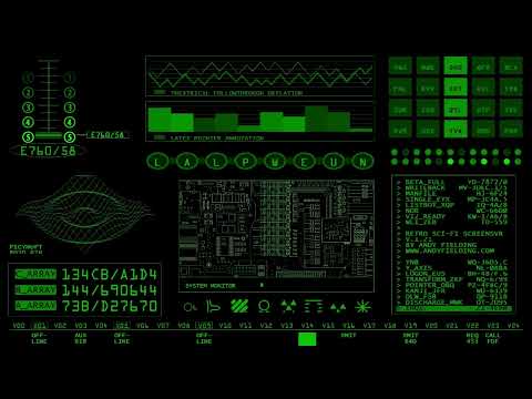 Andy Fielding - Retro SciFi Green @creatorsachin @souravjoshivlogs @manojdey