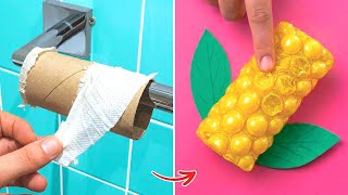💡 PAPER TUBE & CARDBOARD HACKS Easy DIY for Everyone! 🎨🌈