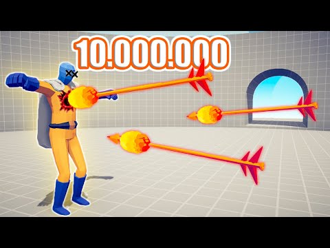 10.000.000 DAMAGE ARCHER 1 vs 1 TOURNAMENT - TABS | Totally Accurate Battle Simulator 2022