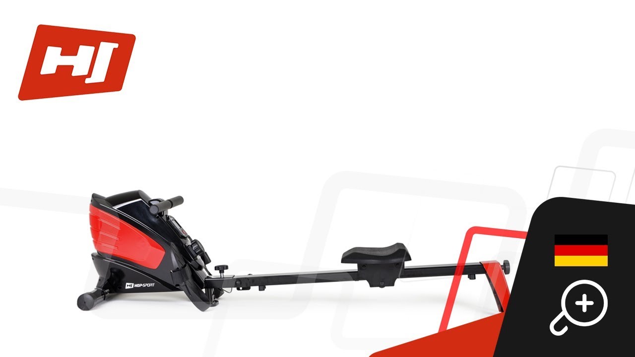 Гребной тренажер Hop-Sport HS-060R Cross красный