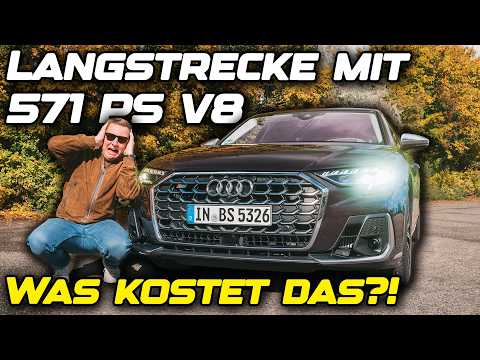 571 hp Audi S8 | This is how much the V8 really uses! | Fuel consumption test