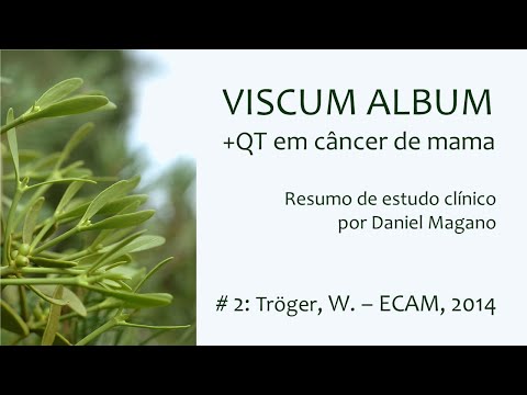Miniatura: Viscum album estudo clínico Tröger 2014