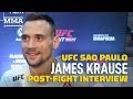 James Krause Refuses To Think About Next Fight After Win At UFC Sao Paulo: 'I've Barely Seen My Son'