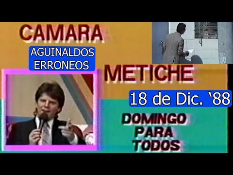 0367 Santa Claus Alianzista; La Cámara Metiche: Aguinaldos a Domicilio - DPTO2, 18 de Diciembre 1988