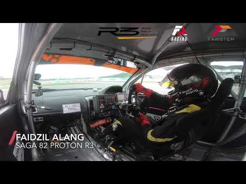 Proton Saga R3 82 onboard with Faidzil Alang