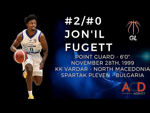 Jon'il Fugett - KK Vardar & Spartak Pleven Highlights 2023/24