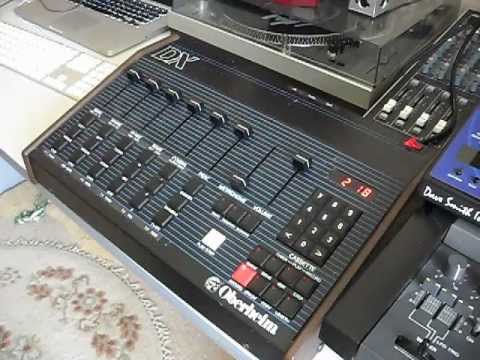 Oberheim DX 6-Voice Drum Machine 1982 - Blue with Wood Sides image 6