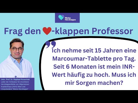 Ich nehme Marcoumar und nach 15 Jahren ändert sich mein INR-Wert. Ist das normal?