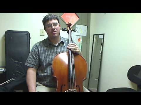 Jazz Cello Lesson -- getting the growl for a walking bass line.