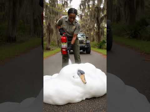 Park Ranger Rescues Shoebill Stork From Deadly Snake! #rescue #wildlife #animals