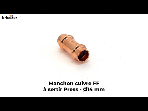 Manchon cuivre FF à sertir - différents diamètres - Press CONEX BANNINGER