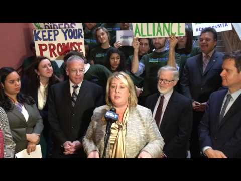 Rebecca Seawright's Comments at the Riders Alliance Press Conference in Albany