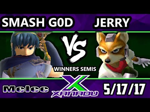 S@X 202 Smash G0d (Marth) Vs. Jerry (Fox) - Smash Melee Winners Semis - SSBM