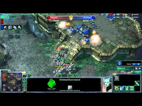 PlayerX (T) vs NuffSaid (T) 1/2 - Starcraft 2 Community Replay