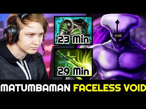 MATUMBAMAN hard practice Faceless Void with Assault Cuirass + Butterfly Build 7.27 Dota 2