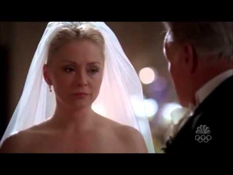 Jed and Ellie Bartlet 7x9 - Jed walks Ellie down the aisle