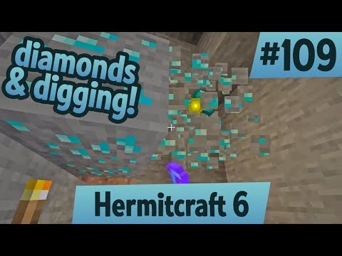 Diamonds & digging — Hermitcraft 6 ep 109