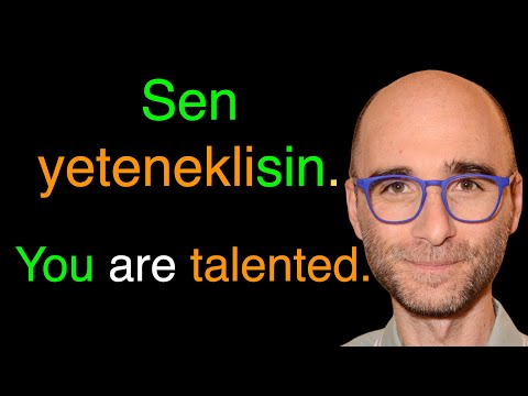 Turkish Grammar: Positive Sentences in the Present Tense Using the Verb ‘to be’