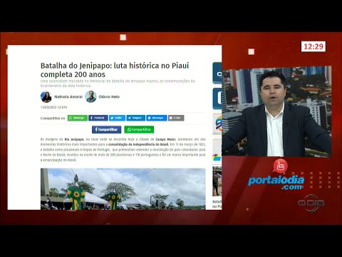 Notícias do Portal O Dia no programa Rota do Dia 13 03 2023