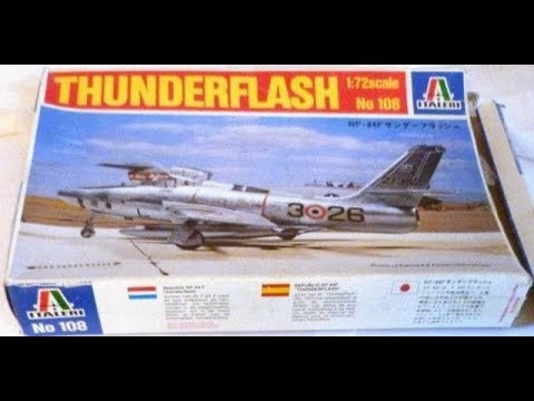 Italeri Republic RF 84F Thunderflash Final Reveal Clip