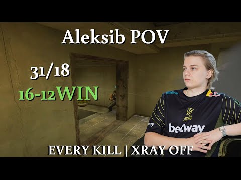 NIP Aleksib Top Frags The Match With 31Kills! | Mirage POV | FACEIT 5v5 EU | CSGO POV & HIGHLIGHTS