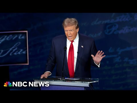 Trump distances himself from Project 2025 during debate