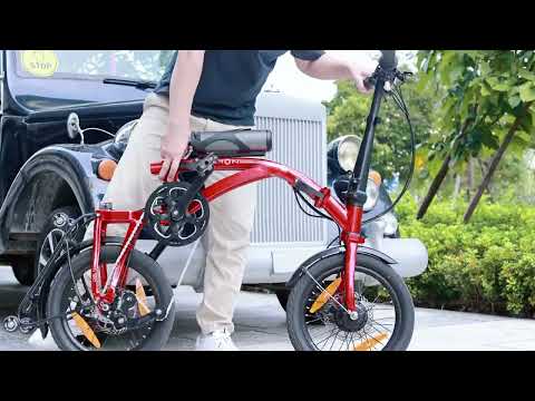 DAHON CURL Ei4 from cafe to workplace - electric folding bike