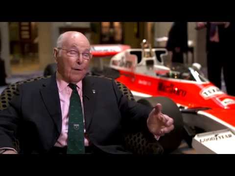 Murray Walker, Freddie Hunt and Tom Hunt on the 40th Anniversary of James Hunt's World Championship