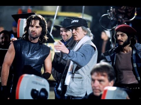 John Carpenter on the set of Escape from L A 1996