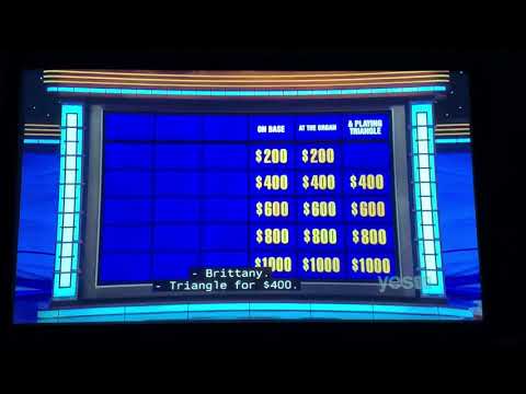 Jeopardy, Jonathan Fisher Day 2 - 1st Daily Double (10/12/21)