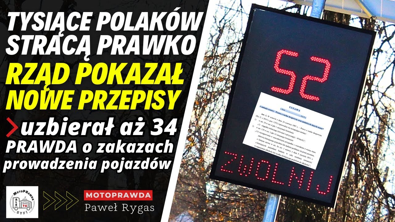 Rząd pokazał nowe przepisy. Tysiące kierowców stracą prawo jazdy. Prawda o zakazach sądowych