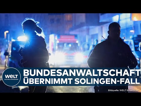 Video Thumbnail: SOLINGEN: Bundesanwaltschaft übernimmt Ermittlungen nach tödlichem Messeranschlag