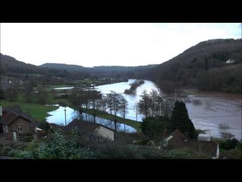River Wye in Flood Feb 2014