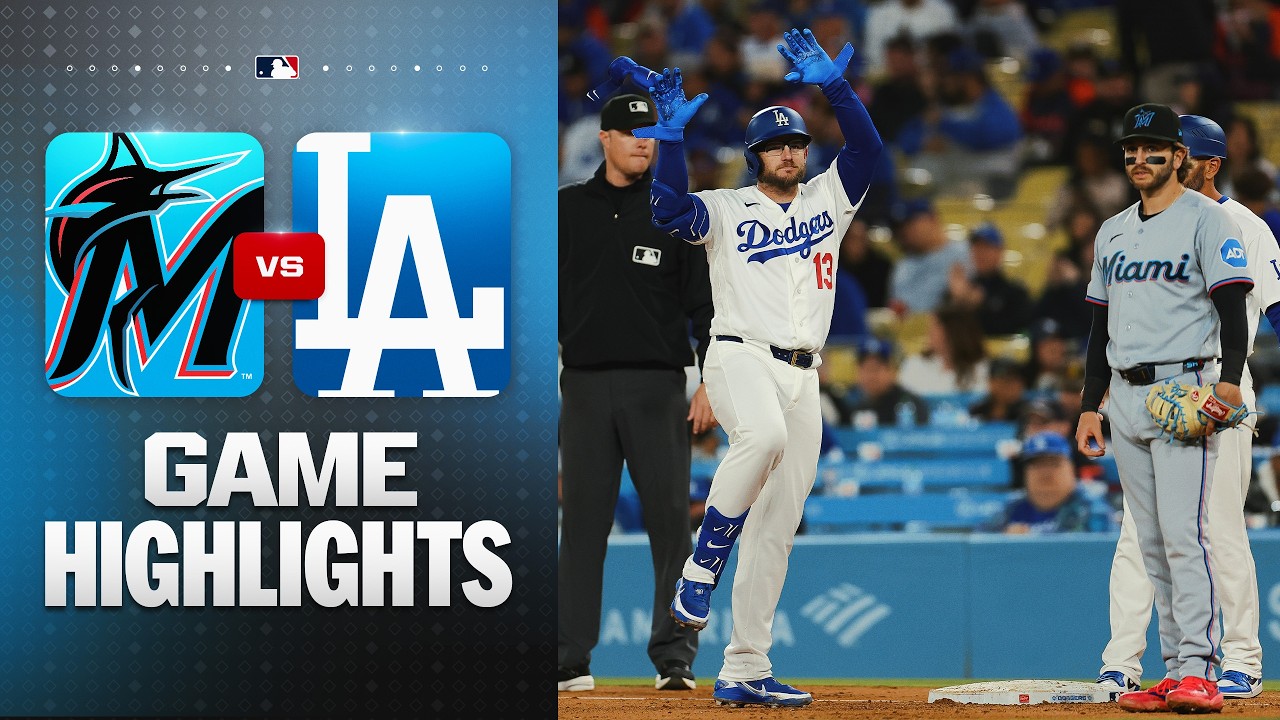 4월28일 마이애미 LA다저스 MLB 하이라이트