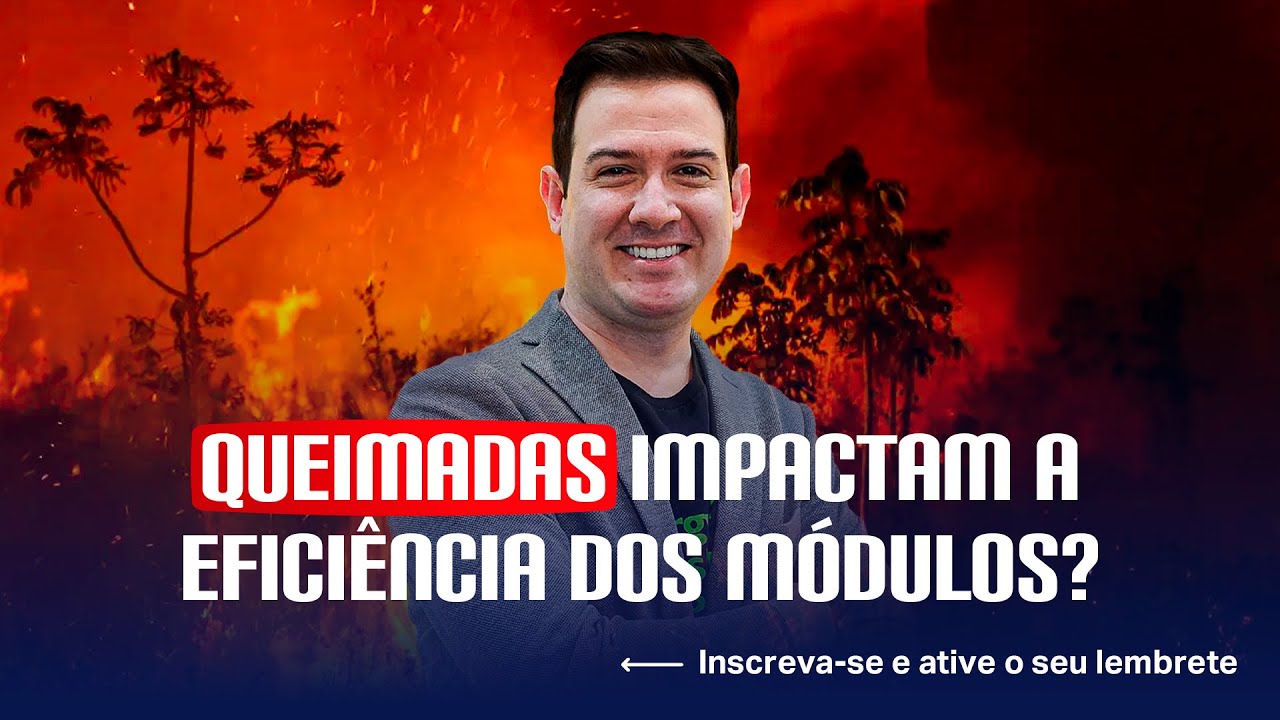 Sujidades em painéis solares durante período de queimadas e estiagens | Live Canal Solar