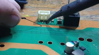 PlayStation 4 Pro Broken 4 Pin 5v Connector Repair - 4 Pin Connector Ripped Off While Cleaning