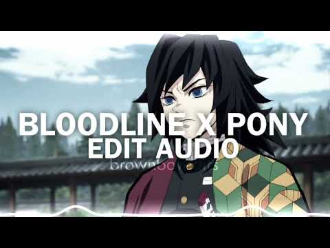 Bloodline X Pony - Ariana Grande, Ginuwine [Edit Audio]