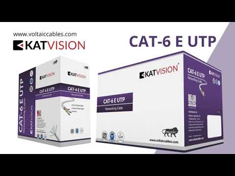 305m Voltaic Katvision Cat 6 CCA UTP Indoor Cable