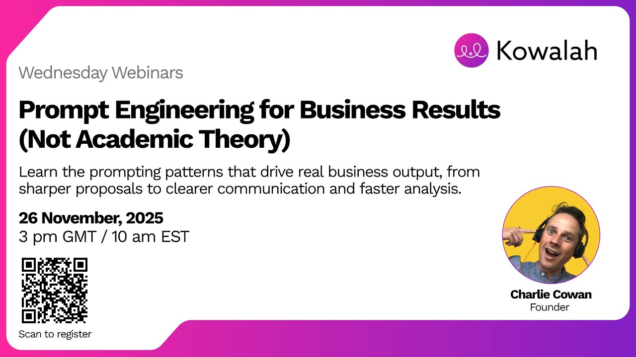 Prompt Engineering for Business Results (Not Academic Theory)