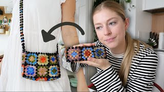 i tried making a bag out of beads it was a journey