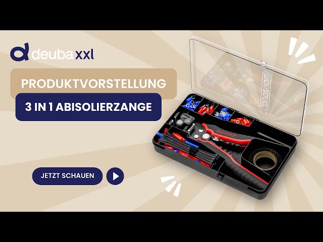 Vidéo teaser pour MONZANA® 3in1 Abisolierzange 220-tlg.